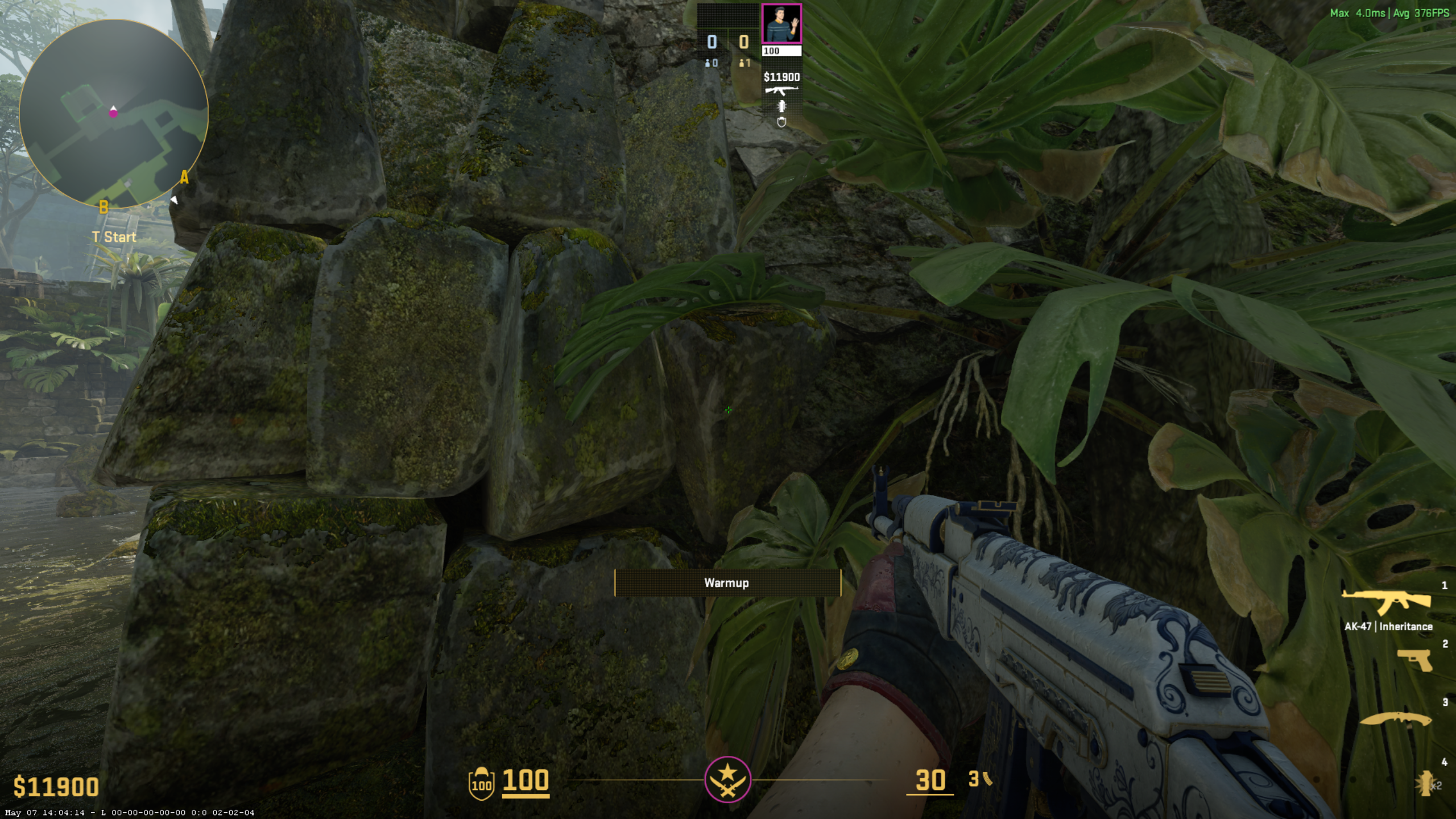 Flash position