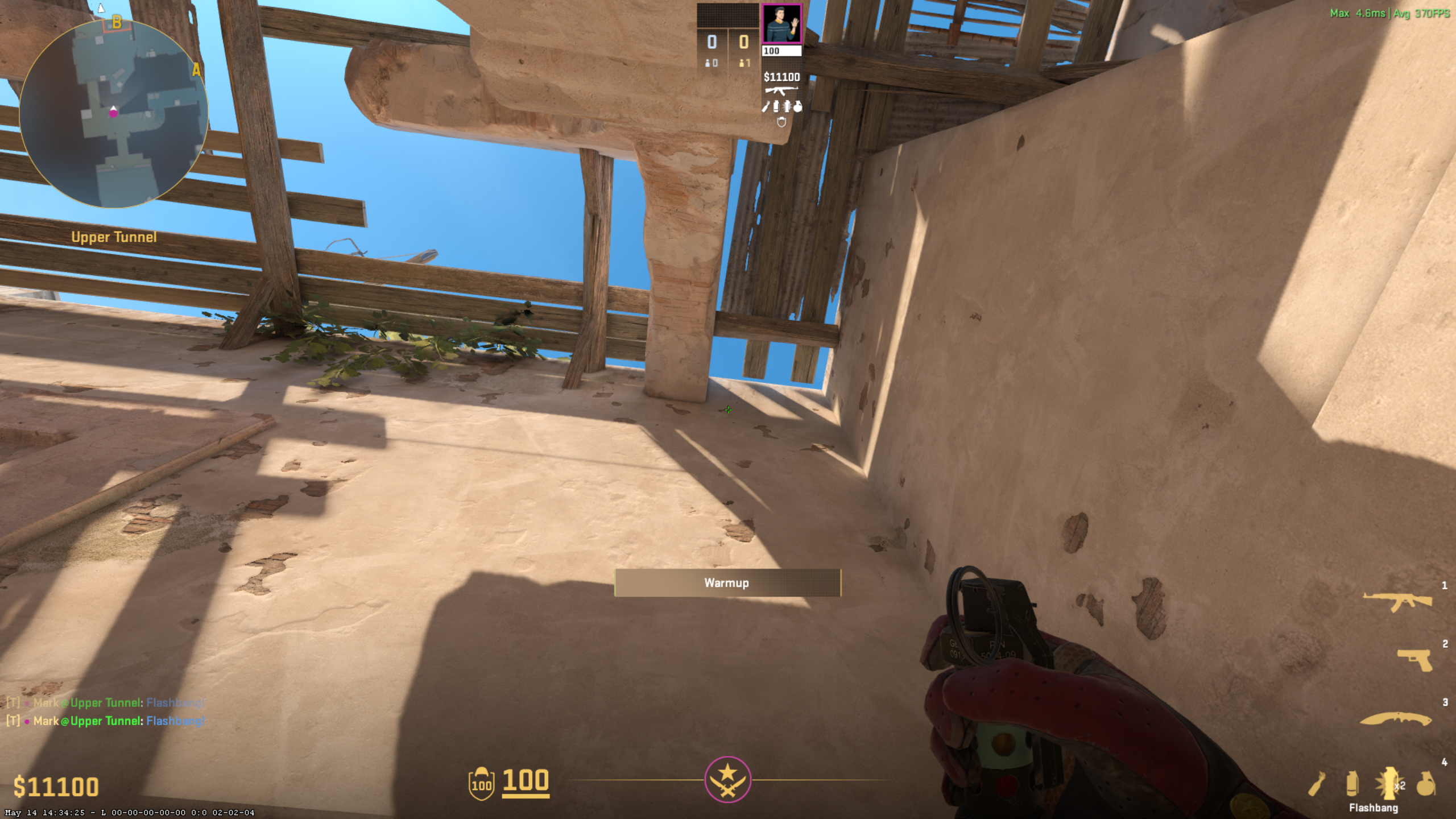 B Flash aim