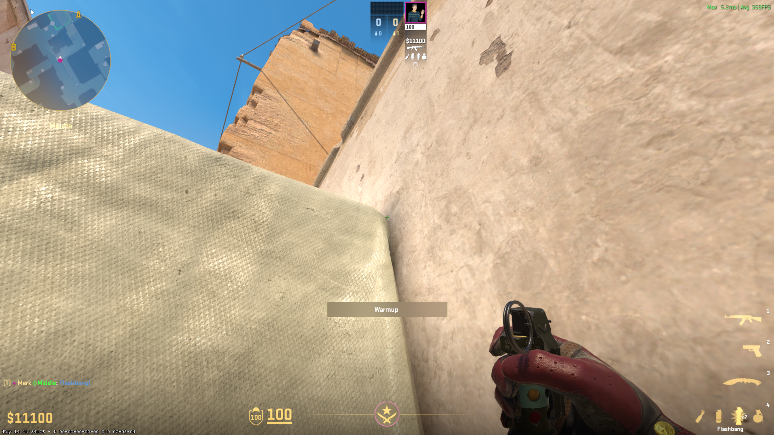 Mid to B Flash
